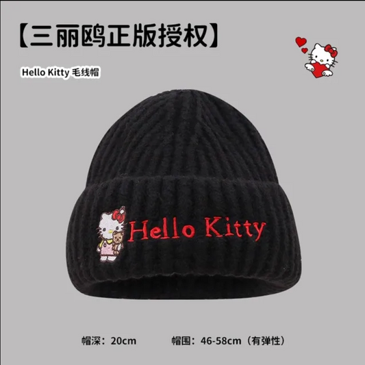 Hello Kitty Kawaii Papaq 🎀 - Şirin Pembe Qış Aksessuarı