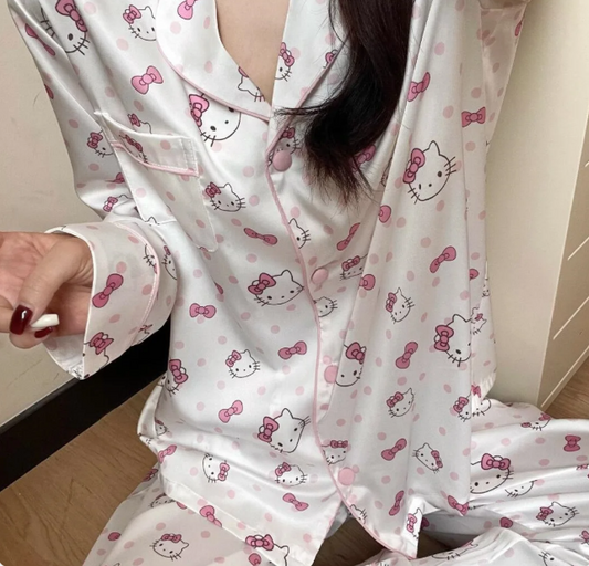 Pijama Dəsti 🎀 - Pembe Yuxu Geyimi