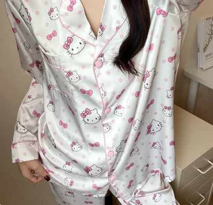 Pijama Dəsti 🎀 - Pembe Yuxu Geyimi