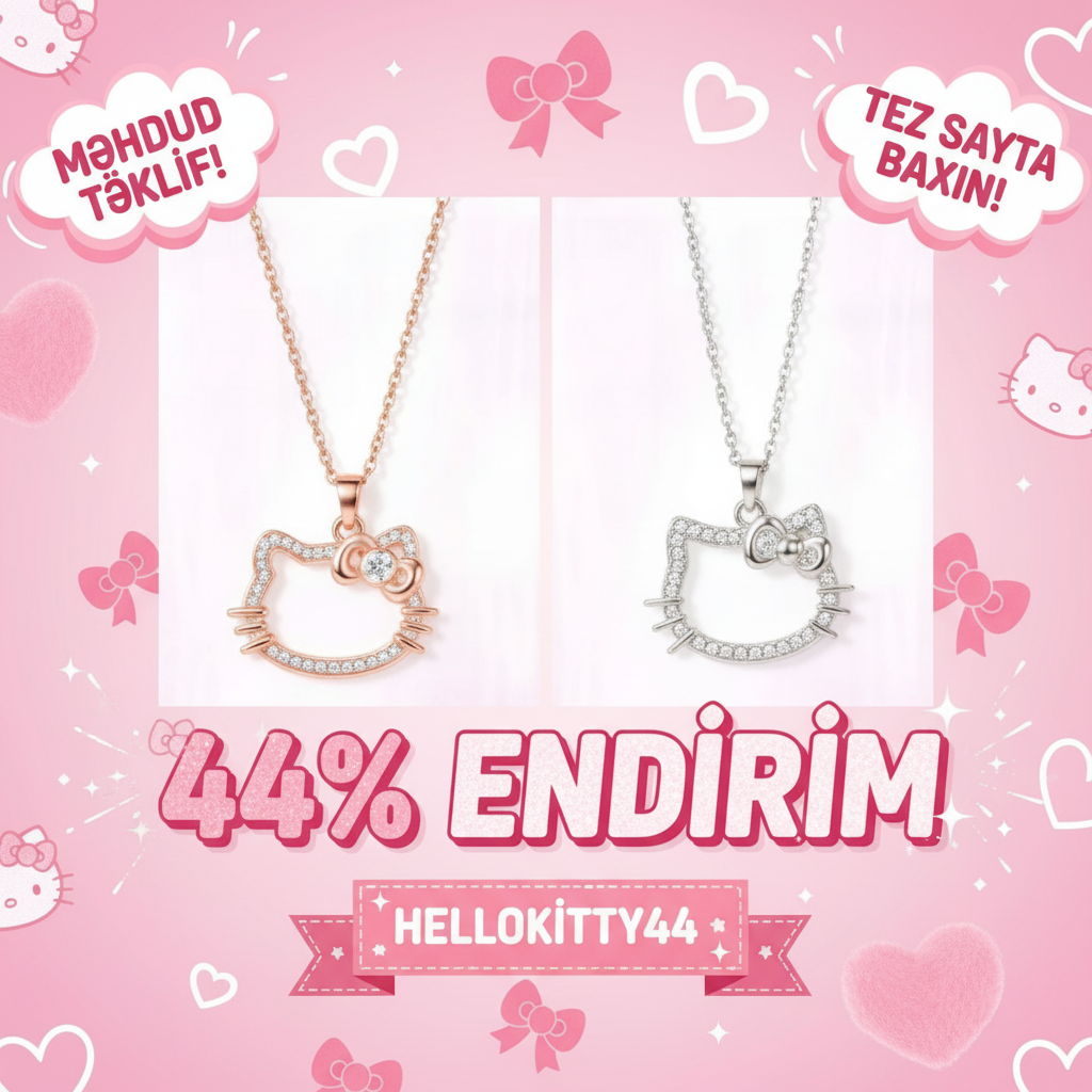 Hello Kitty 44% Endirim Reklam Kampaniyası